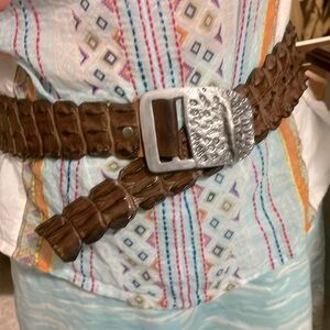 Vintage alligator belt